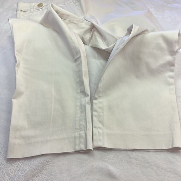 Loft Ann TaylorJulie Ankle Cotton/Spandex White Trouser Size 2 - Picture 7 of 8